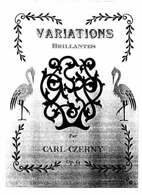 First page of Variations brillantes