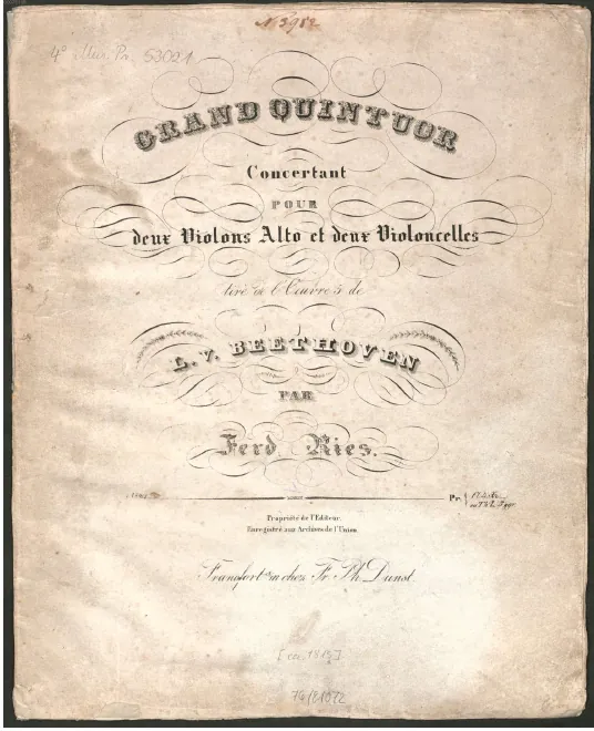 First page of Cello Sonata