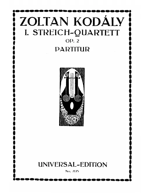 First page of String Quartet No.1