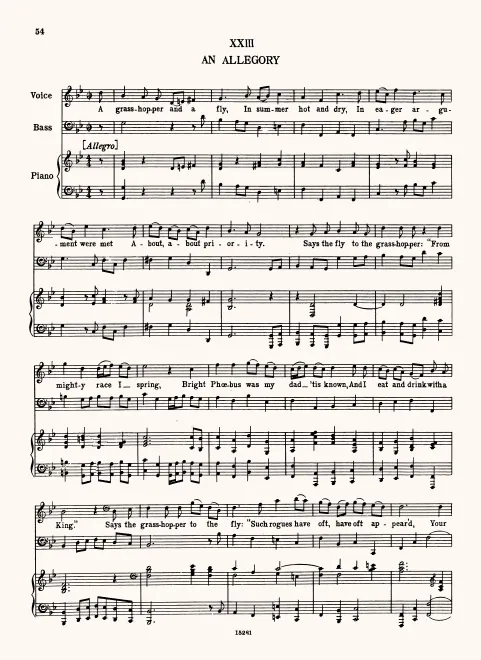 First page of A Grasshopper and a Fly