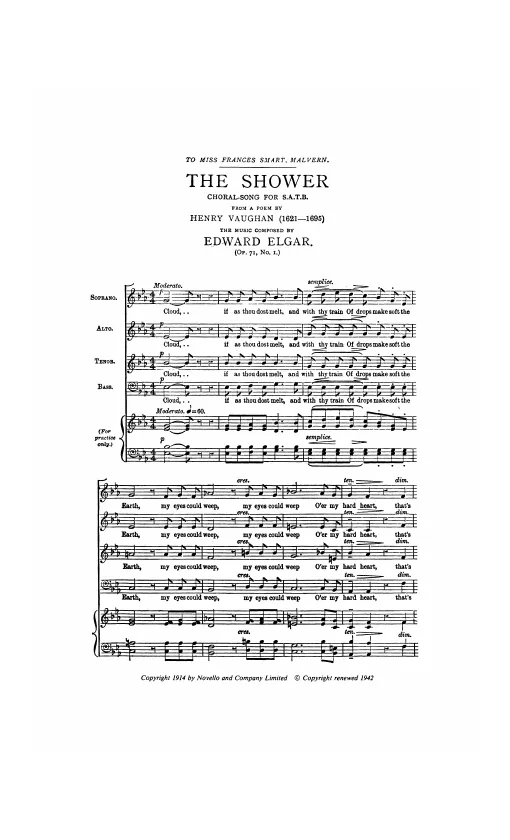 First page of 2 Part Songs