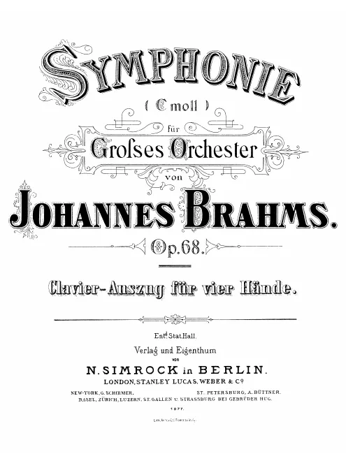 First page of Symphony No.1