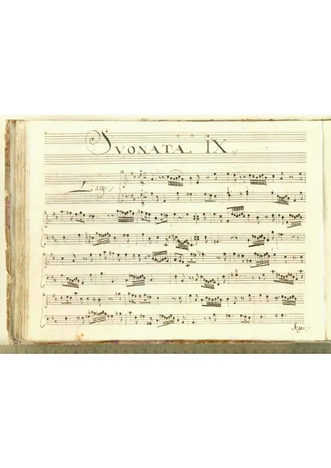 First page of Harpsichord Sonata in A major