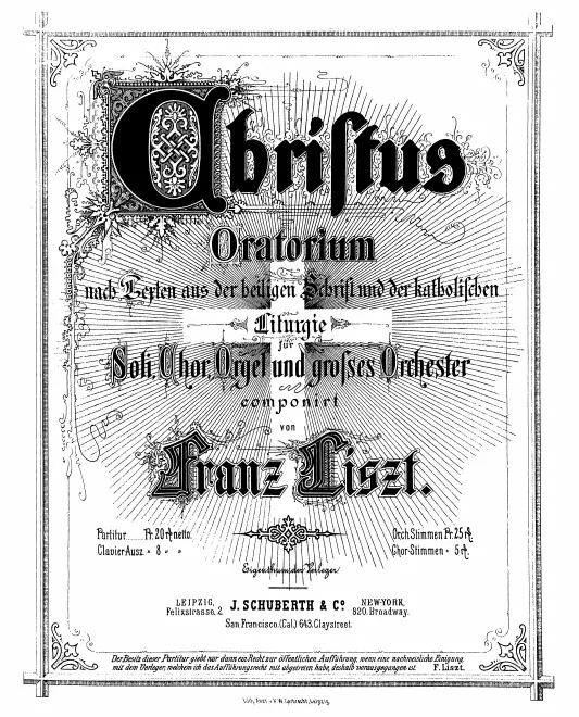 First page of Christus