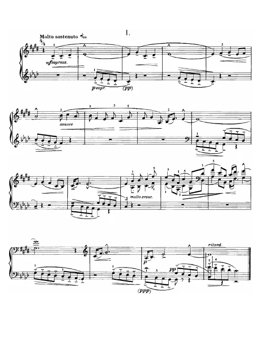 First page of 14 Bagatelles