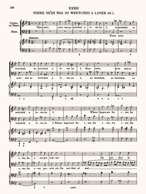 First page of There Never Was So Wretched Lover as I
