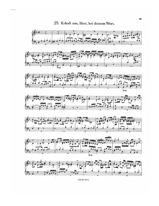 First page of Erhalt uns, Herr, bei deinem Wort