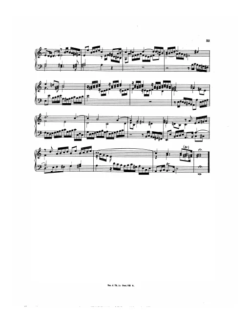 First page of Magnificat Fugue