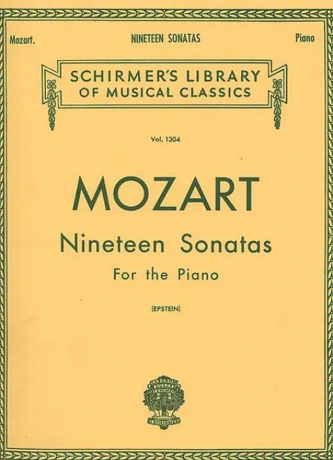 First page of Nineteen Sonatas for the Piano
