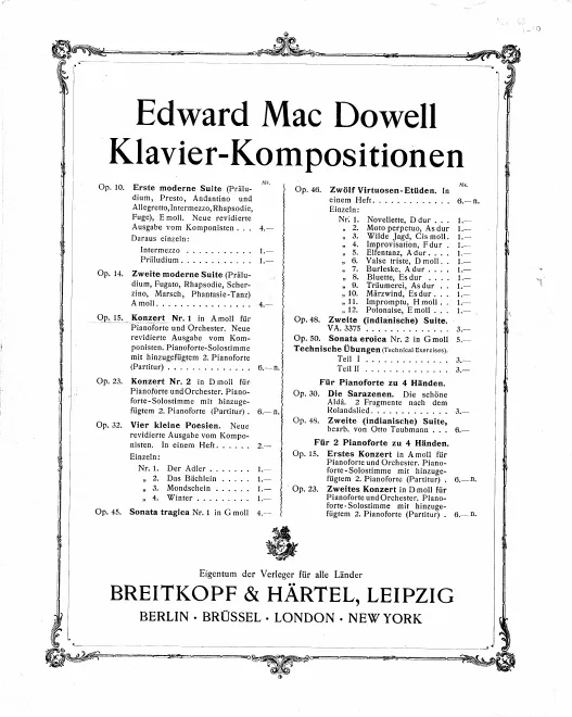 First page of Piano Concerto No.1