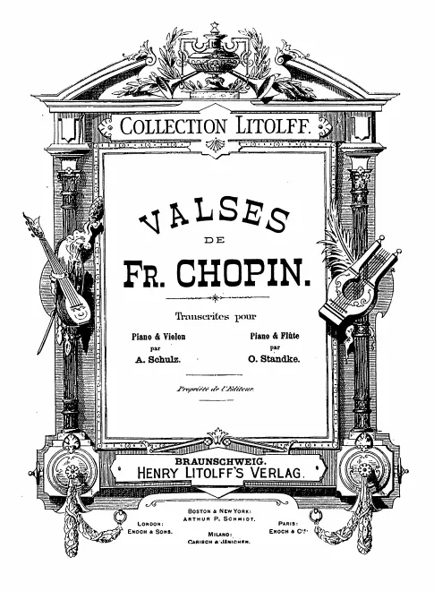 First page of Valzer per pianoforte