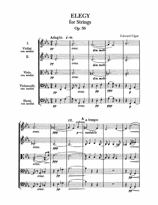 First page of Elegy