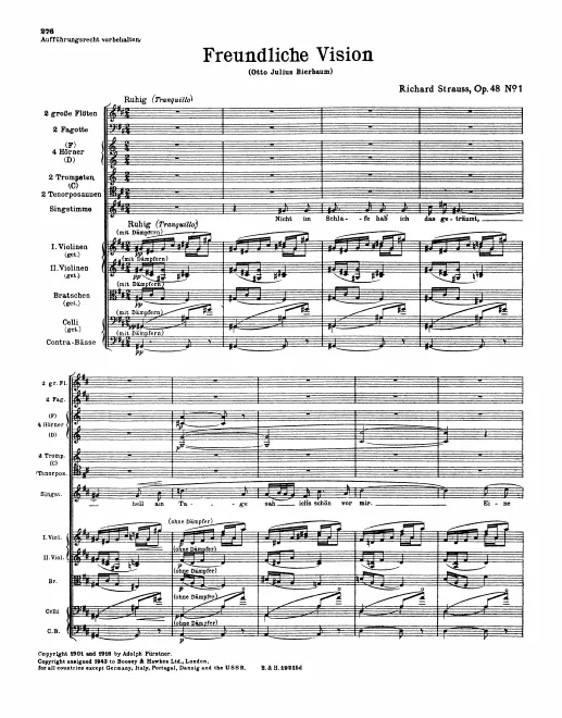 First page of 5 Lieder nach Gedichten von Otto Julius Bierbaum und Karl Henckell