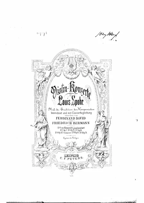 First page of Violin Concerto No.9
