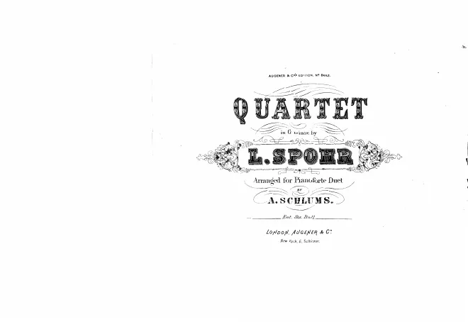 First page of String Quartet No.2