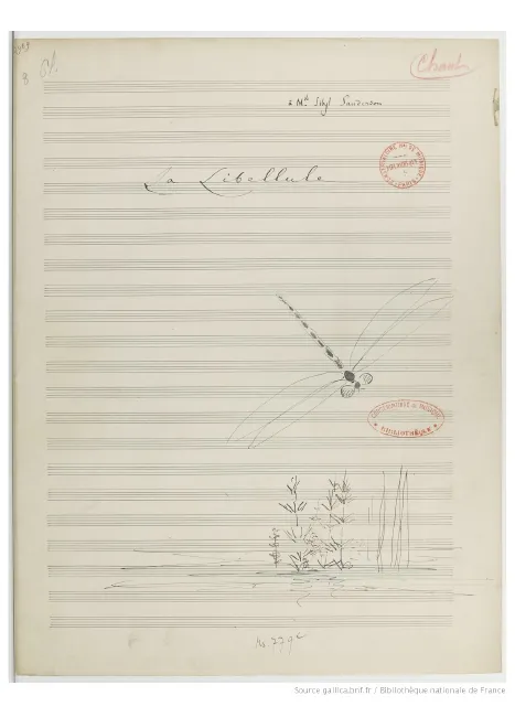 First page of La libellule