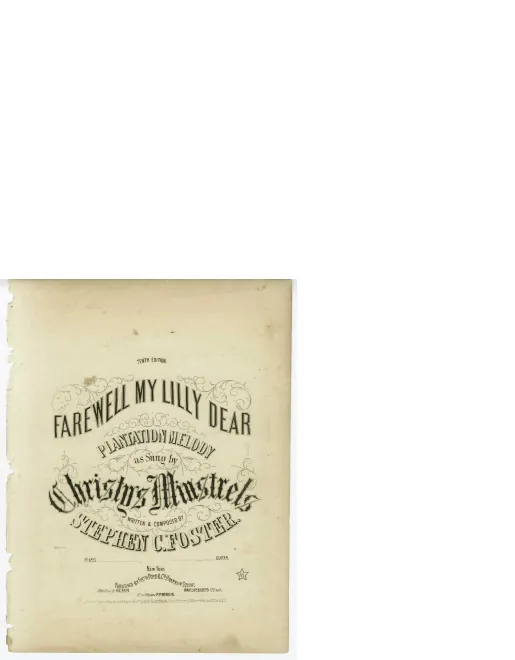 First page of Farewell My Lilly Dear