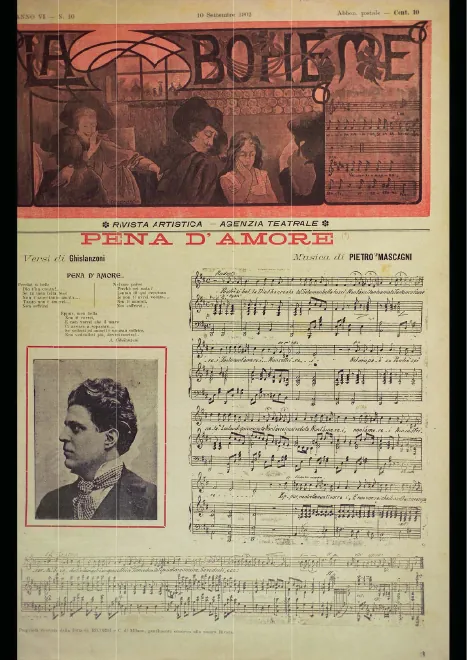 First page of Pena d'amore