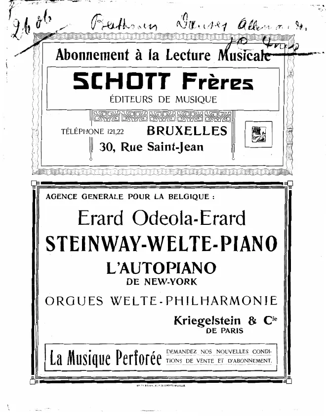 First page of Zwolf deutsche Tänze