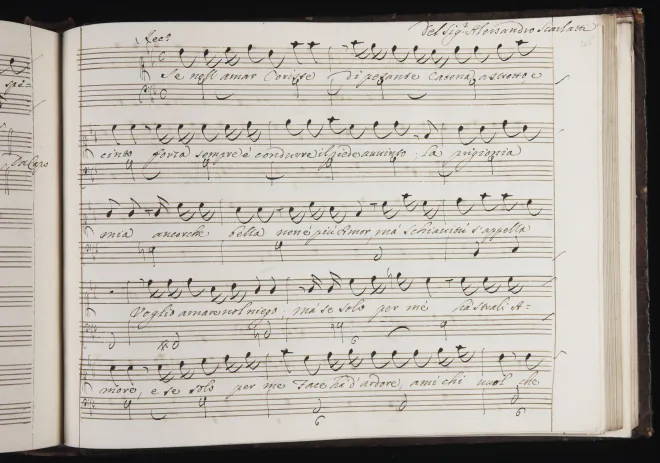 First page of Se nell'amar Coriste