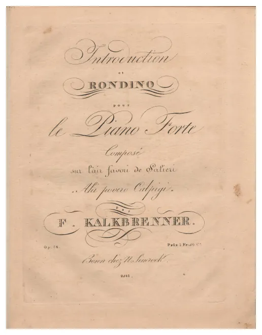 First page of Introduction et Rondino