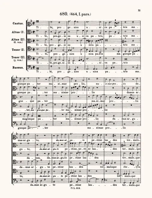 First page of Tibi progenies unica