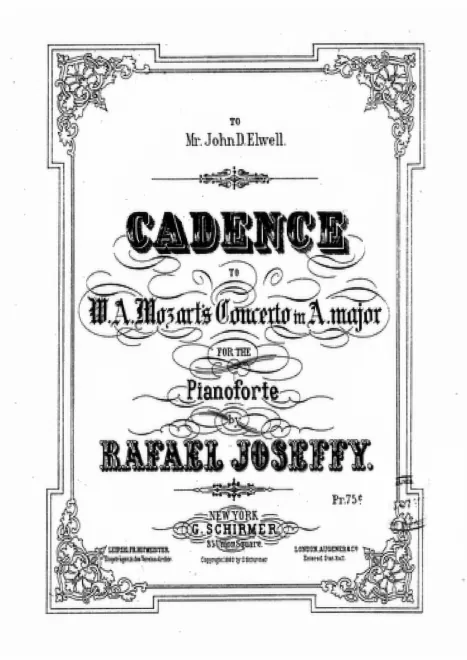 First page of Piano Concerto No.23