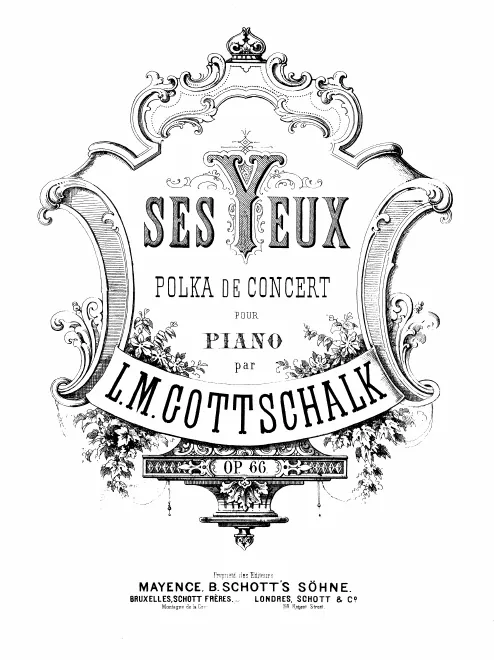 First page of Ses yeux
