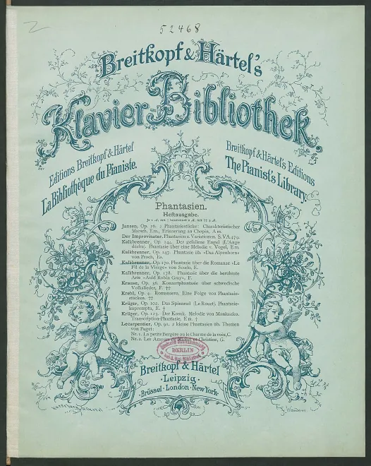 First page of Fantaisie sur 'Le fil de la Vierge'