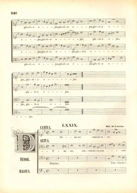 First page of Domine convertere