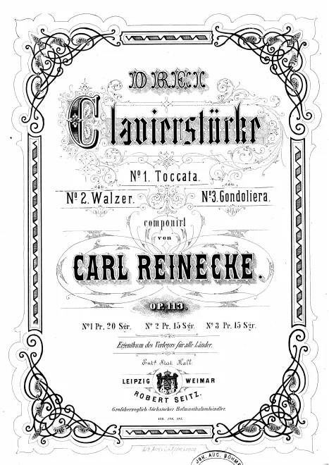 First page of 3 Klavierstücke
