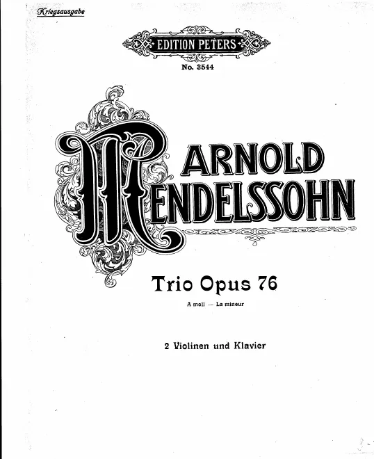 First page of Trio