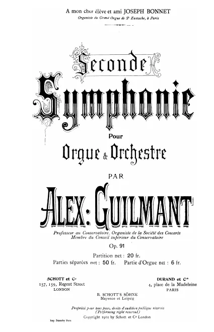 First page of Organ Sonata No.8