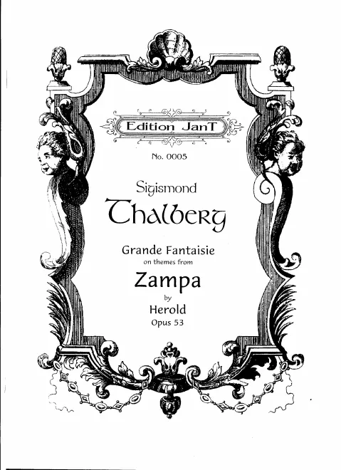 First page of Grande Fantaisie sur 'Zampa' de Herold, Op.53