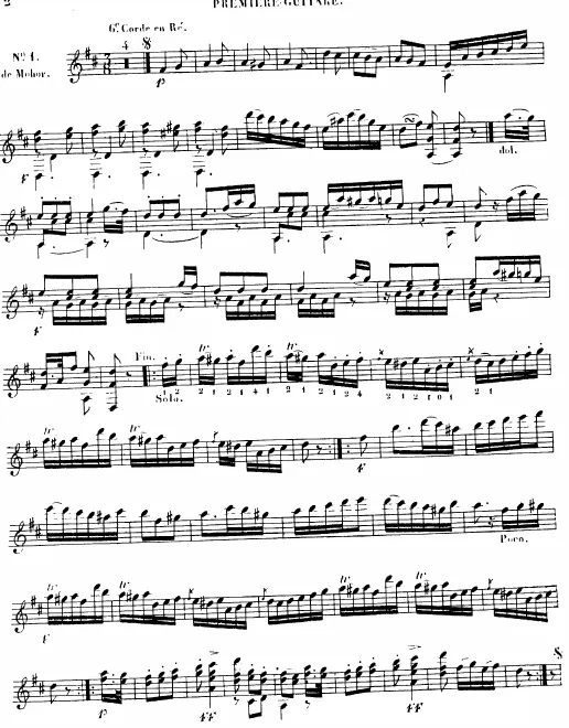 First page of 6 Valse