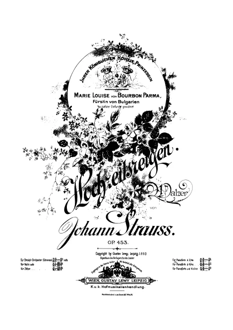 First page of Hochzeitsreigen, Walzer