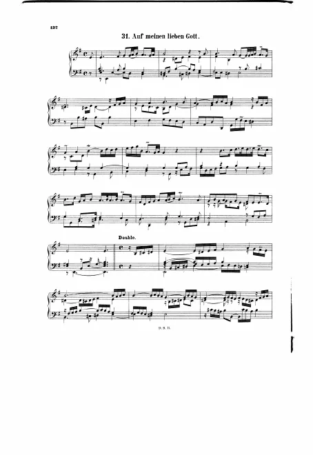 First page of Auf meinen lieben Gott