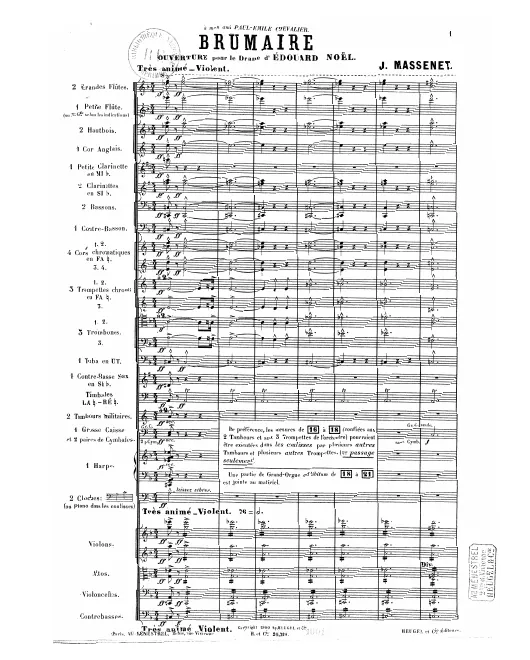First page of Brumaire
