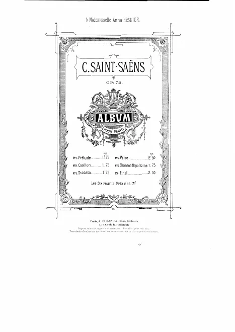 First page of Album
