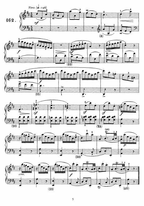 First page of Keyboard Sonata in D major