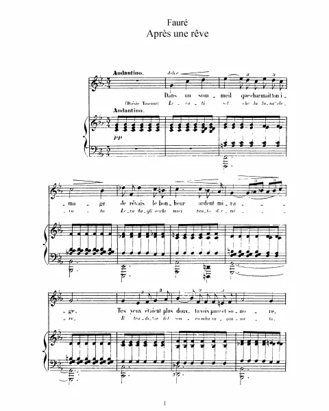First page of 3 songs