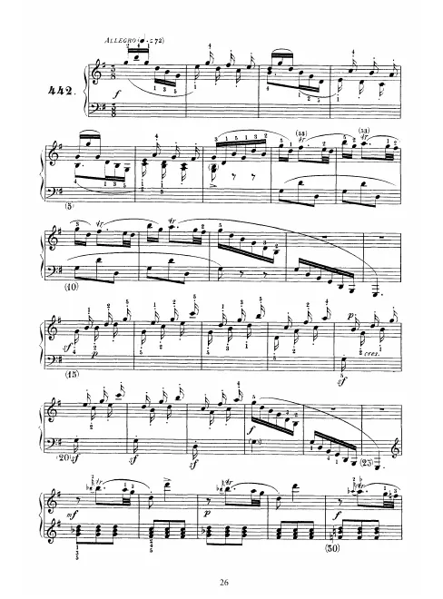 First page of Keyboard Sonata in G major