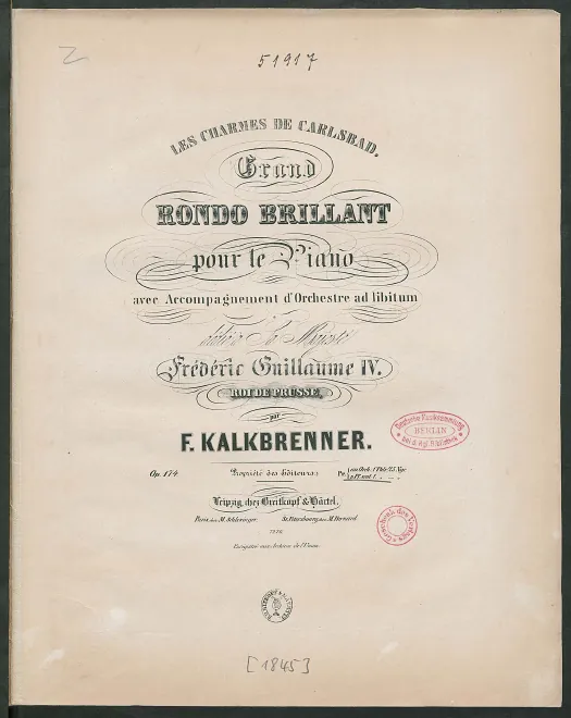 First page of Les charmes de Carlsbad