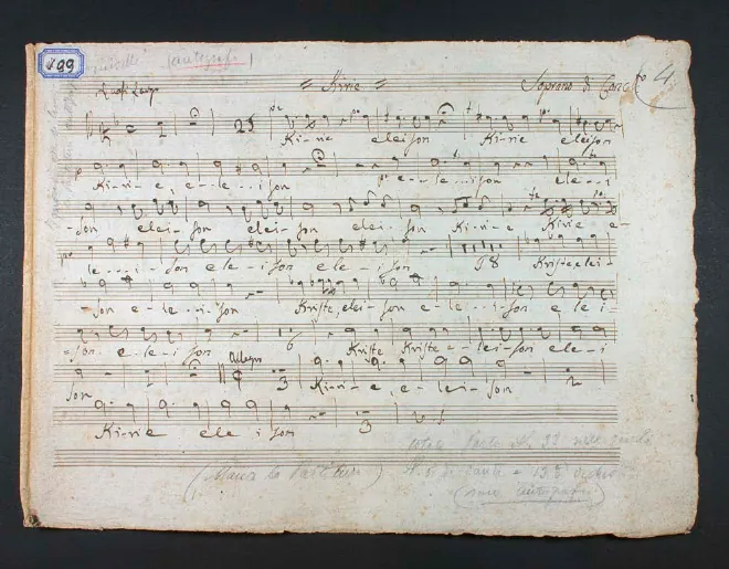 First page of Kyrie