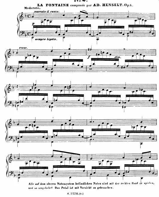 First page of Deux nocturnes