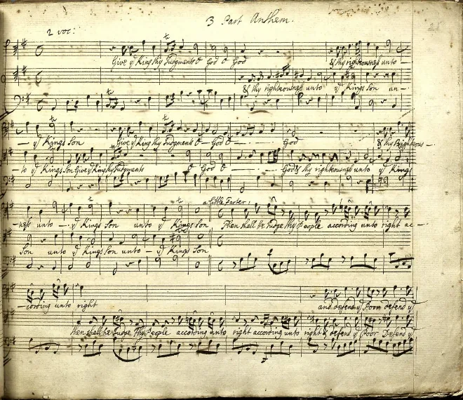 First page of Give the king thy judgments