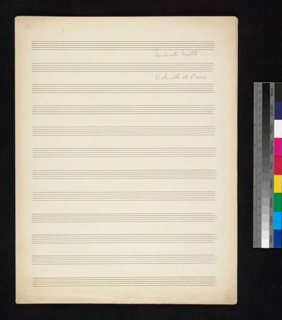 First page of Moderato molto