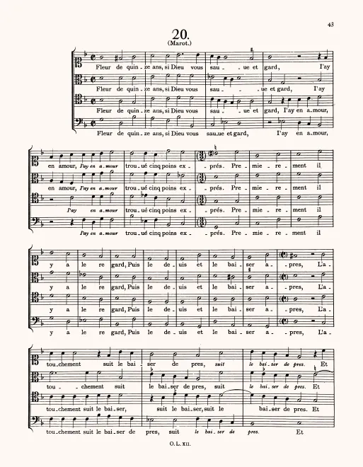 First page of Fleur de quinze ans