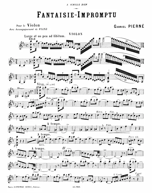 First page of Fantaisie-impromptu, Op.4