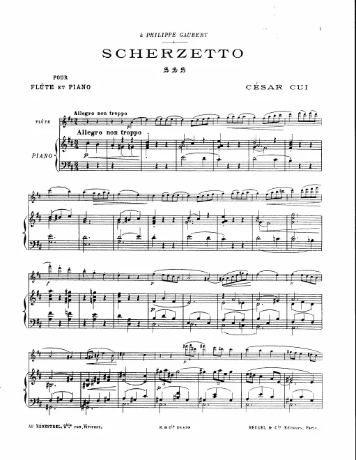 First page of Scherzetto